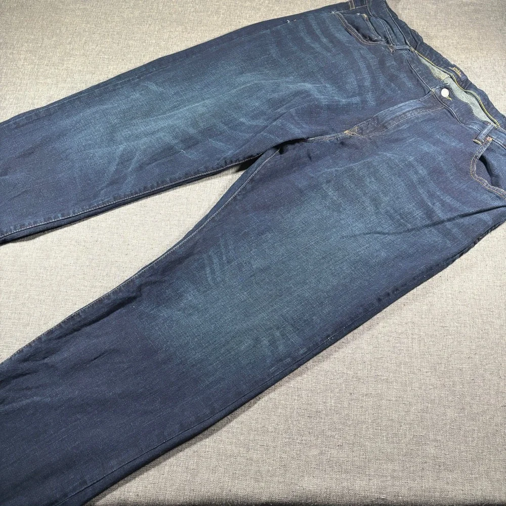Polo Ralph Lauren Jeans Mens 48x32 Hampton Relaxed Straight Dark Wash Stretch